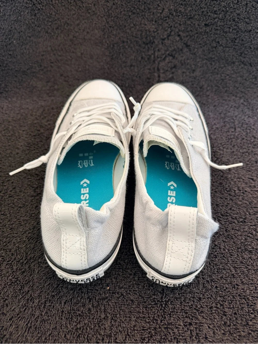 Converse Low-Top Shoreline Slip-On Sneakers in Light Gray and White - Picture 3 of 5